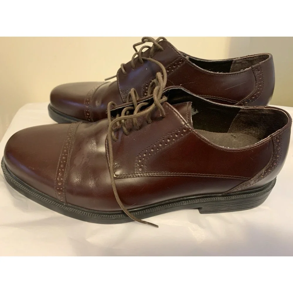 Rockport‎ Mens Leather Laceup Oxford Shoe Sz9